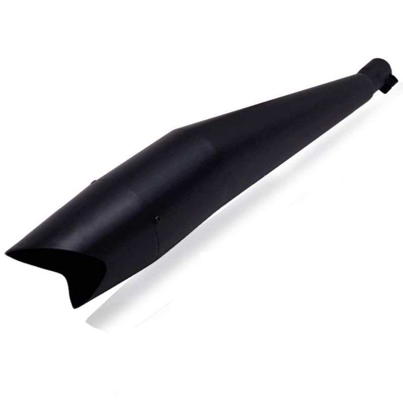 Bullet Shark Silencer Exhaust Glasswool Black Bike Silencer Exhaust
