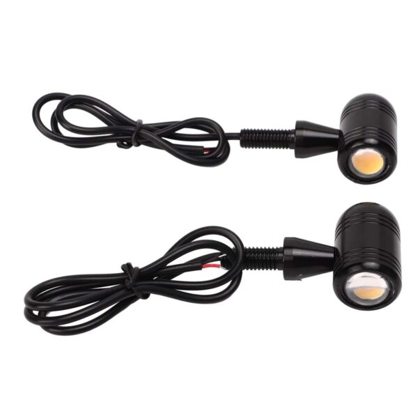 Motorcycle Indicators Turn Signal Lights For For Ktm, Hero, Kawasaki Gixxer, R6, Ninja 300, Cbr, R15 V4, Ninja, R15 V3, Pulsar Rs, Yzf R15, R15 V2(Yellow) – Led