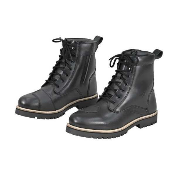 Viaterra Bronson – Retro Motorcycle Riding Boots For Men (Black)