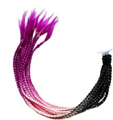 Second image of Motorcycle Helmet Hair Braid Ponytail Tails for any Helmets