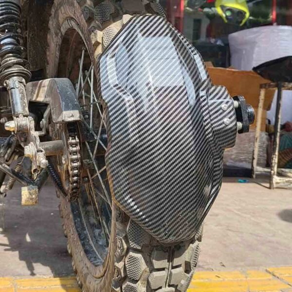 Second image of Tyre Hugger with Metal Rod Carbon