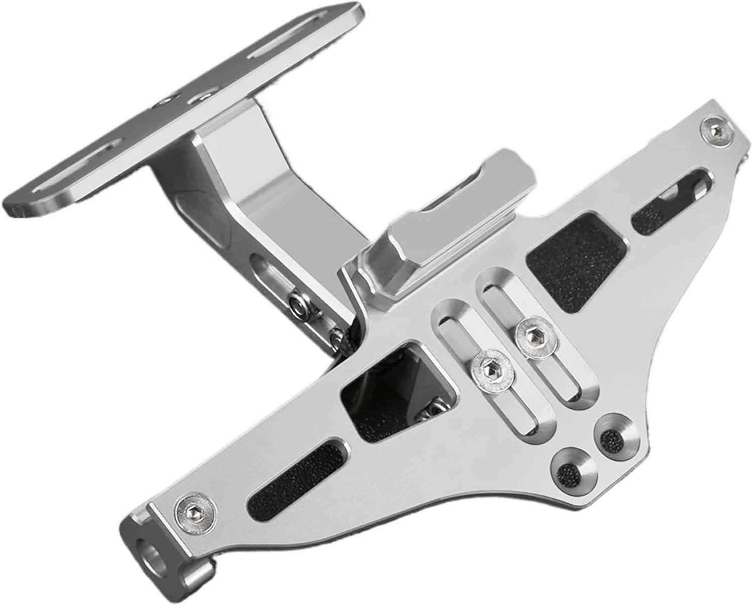 Motorcycle License Plate Holder CNC Adjustable Universal Bracket Holder CNC Aluminum