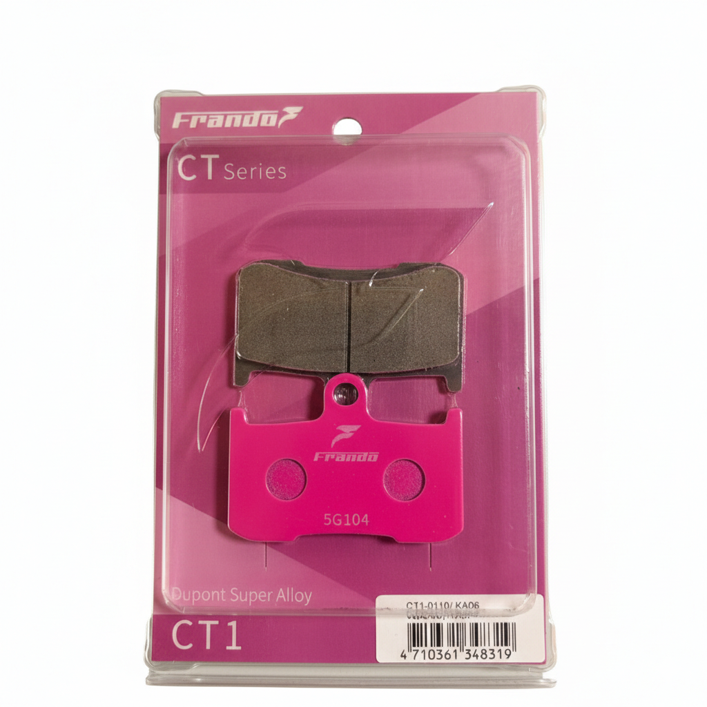  KAWASAKI  ZR1000  BRAKE PADS BY FRANDO [CT1 Dupont]  SD-443  Year 03-06  -Front [CT1-00110]