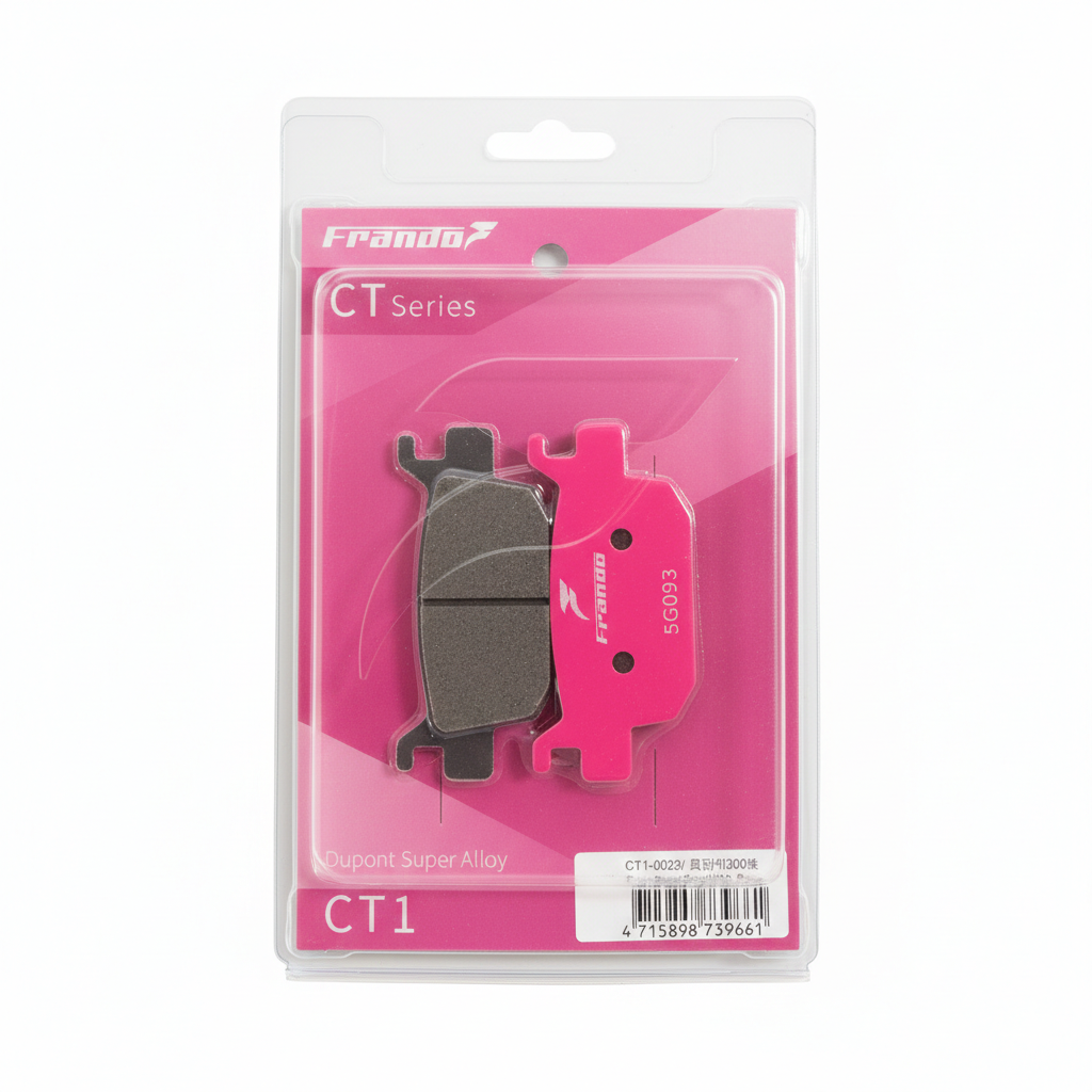  BENELLI  Leoncino  BRAKE PADS BY FRANDO [CT1 Dupont]  SD-173  Year 17-20  -Rear [CT1-0023]  