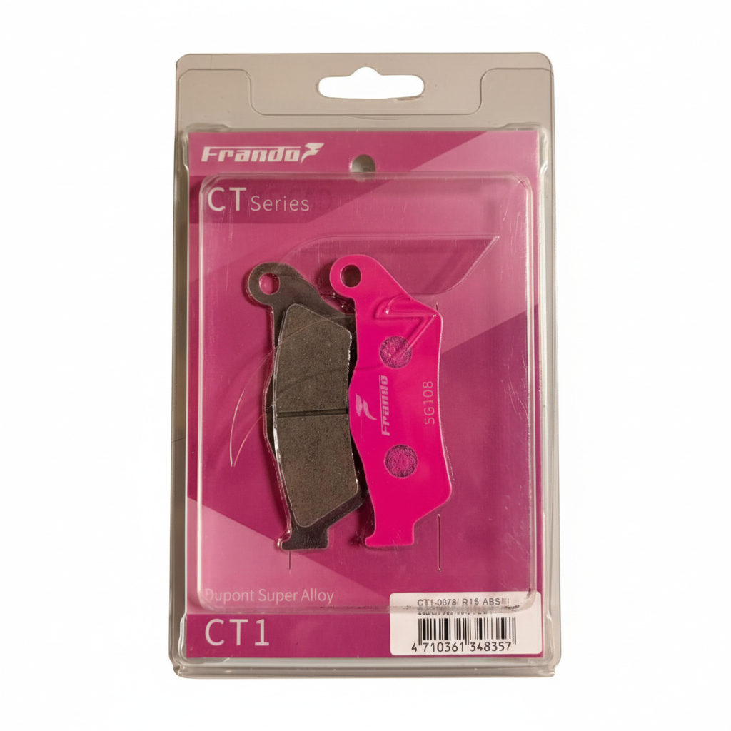  APRILIA  RX125  BRAKE PADS BY FRANDO [CT1 Dupont] SD-947  Year 08-12  -Front [CT1-0078] RX125 Brembo Caliper 