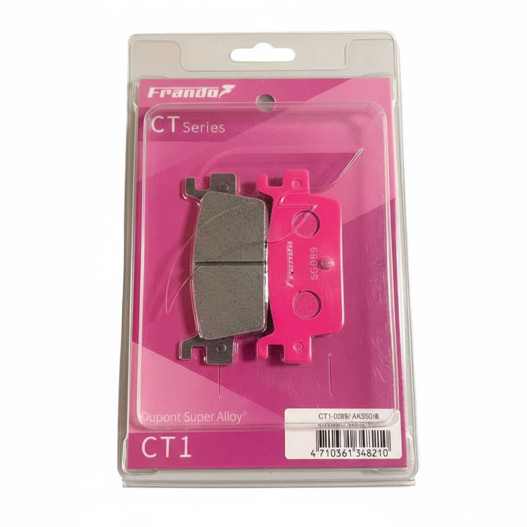 Kymco AK550 (2017–2023) rear brake BRAKE PADS BY FRANDO [CT1 Dupont] SD-9070 [CT1-0089]