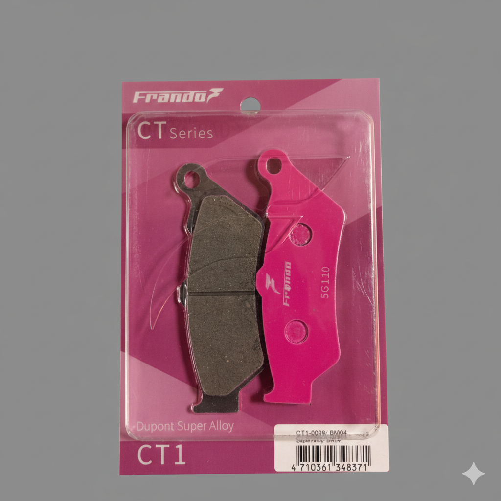  MOTO-GUZZI  Eldorado  BRAKE PADS BY FRANDO [CT1 Dupont]  SD-958  Year 15-17  -Rear [CT1-0096] Eldorado 