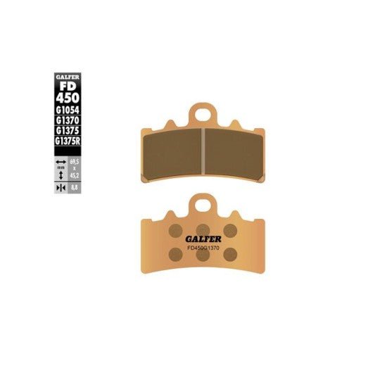 Galfer HH Sintered Compound Front Pads FD450G1370