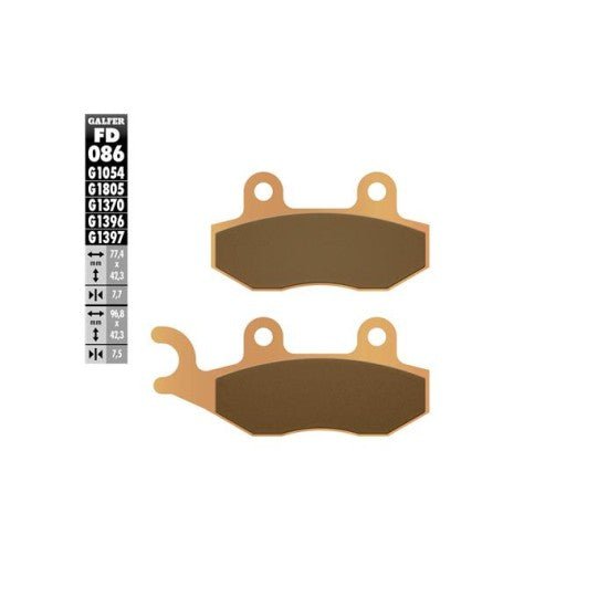 Sintered Brake Pads - Galfer FD086G1370