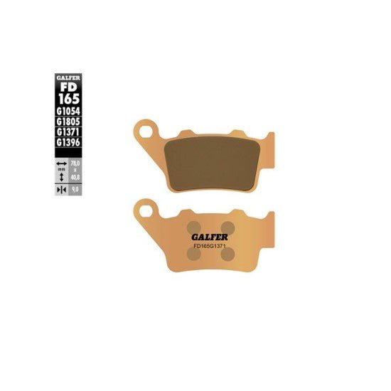 Sintered Brake Pads - Galfer FD165G1371
