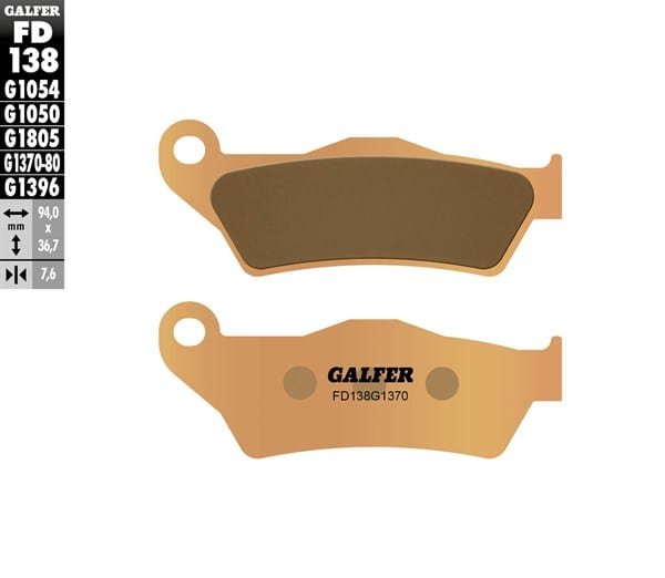 Sintered Street Front Brake Pads- FD138G1370 - Galfer