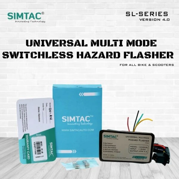 Simtac universal multimode hazard flasher (UV4W-SL6)