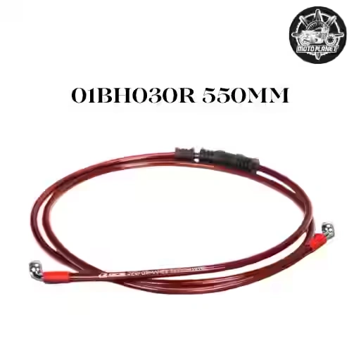 Second image of RCB BRAKE HOSE E SERIES 550MM 01BH030 (01BH030T TITANIUM)