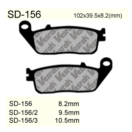 Second image of  TRIUMPH  Tiger Sport 660  BRAKE PADS BY FRANDO [CT1 Dupont]  SD-156/2  Year 21-24  -Front [CT1-0060] Tiger Sport 660 
