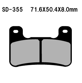 Second image of  KAWASAKI  ZX-25RR  BRAKE PADS BY FRANDO [CT1 Dupont] SD-355  Year 26  -Front [CT1-0080] NinjaZX-25RR 