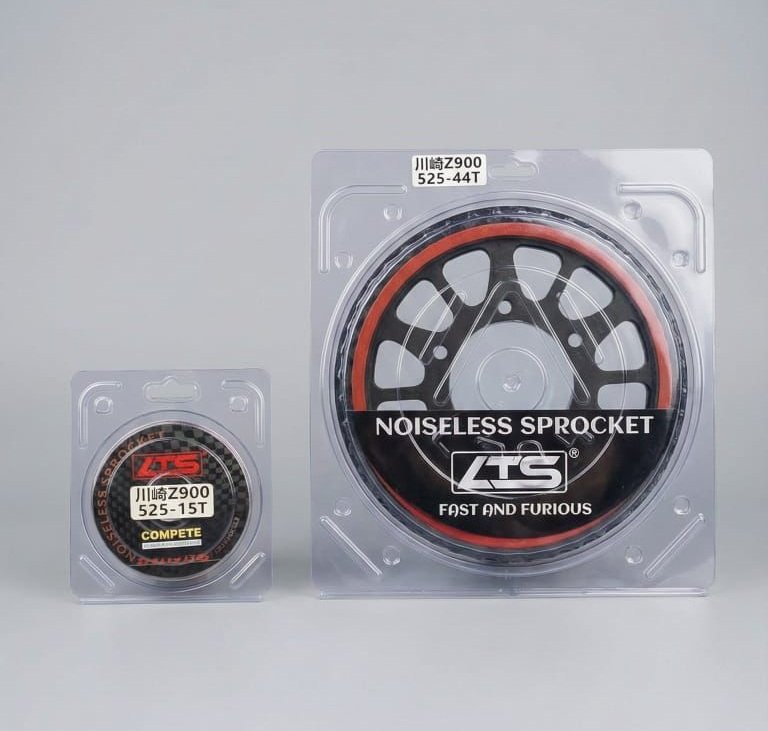LTS Noiseless Chain Sprocket Kit for Kawasaki Z900 | 525 Pitch | Heavy Duty