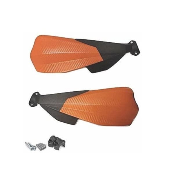 HAND PROTECTOR HAND GUARD CARBON FINISH LOOK FOR MOTORCYCLES