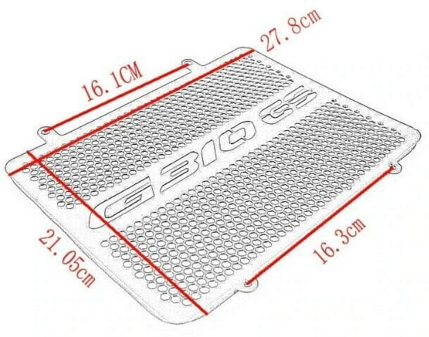 Second image of BMW 310 GS RADIATOR GUARD GRILL