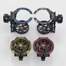 Second image of Motorcycle Cup Holder Foldable Lightweight Adjustable Water Bottle Mount for bikes Accessories