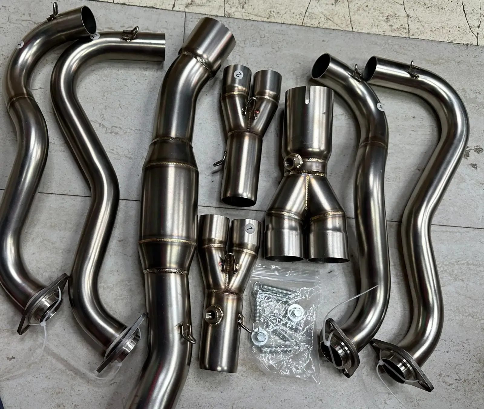 Full system headers for Kawasaki ZX-6R 2024+