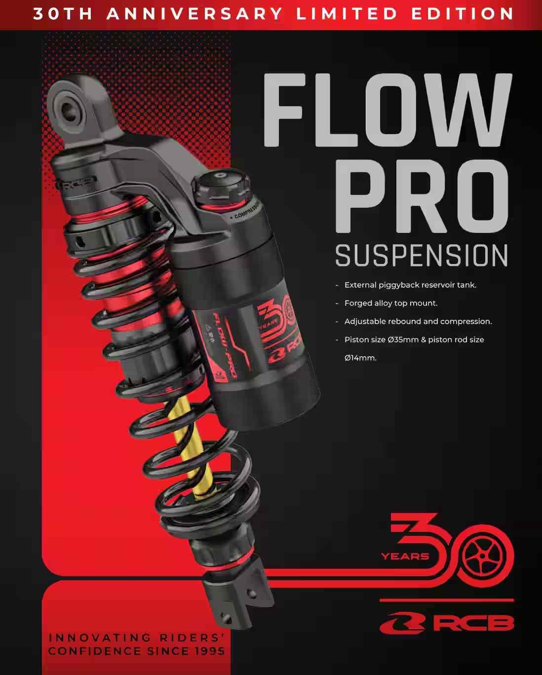 RCB ABSORBER FLOW PRO AEROX 155 - 30TH LIMITED EDITION 305MM 01A0343Z BK