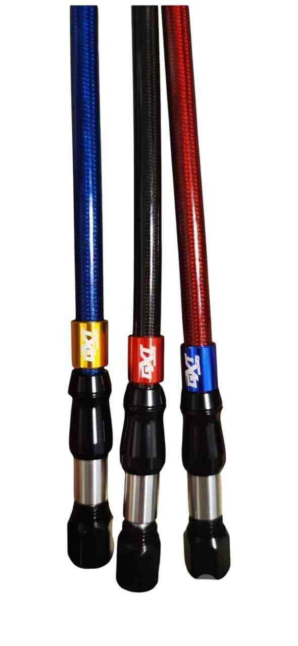 TEFLON BRAKE HOSE 850MM 950MM ADJUSTABLE IMPORTED QUALITY
