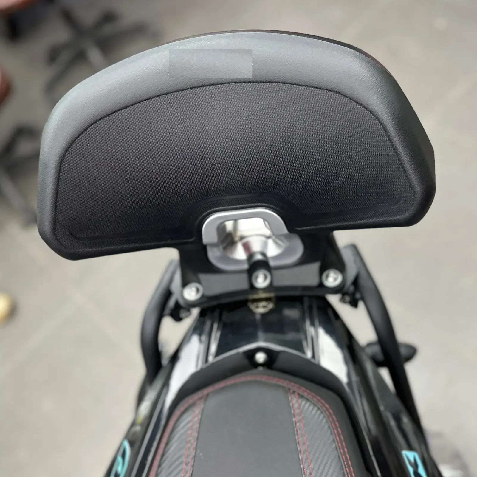 Second image of Rear backrest cushion for Yamaha Aerox 155 with heavy brackets