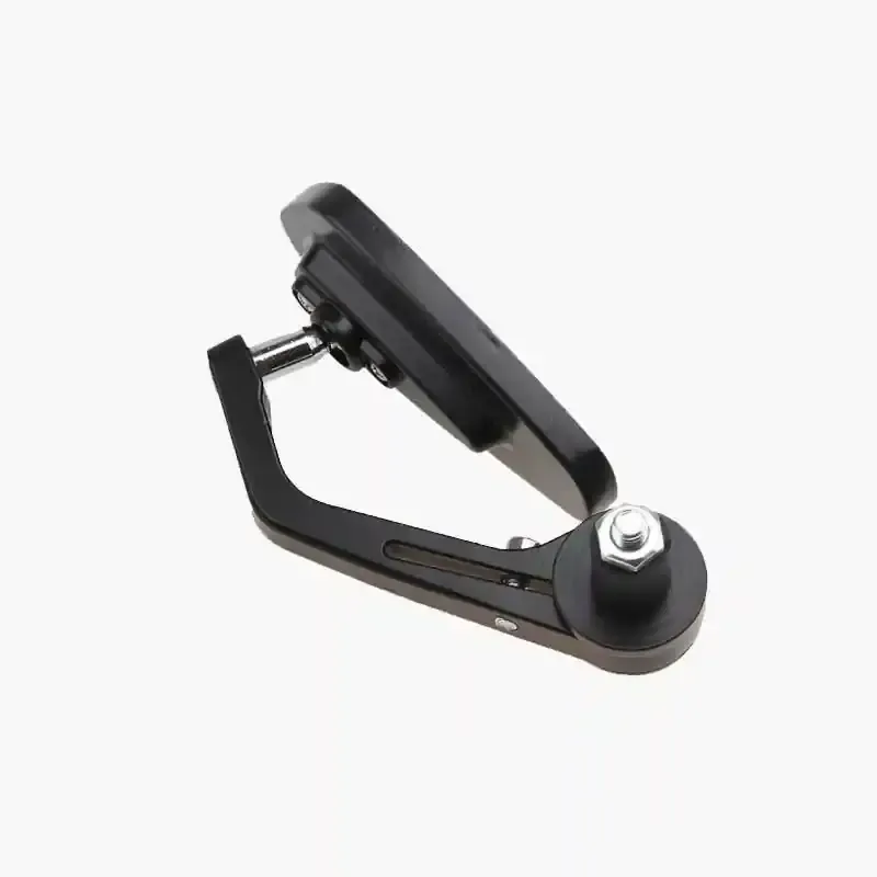 Second image of Motorcycle Bar End Mirrors Oval Metal Framing