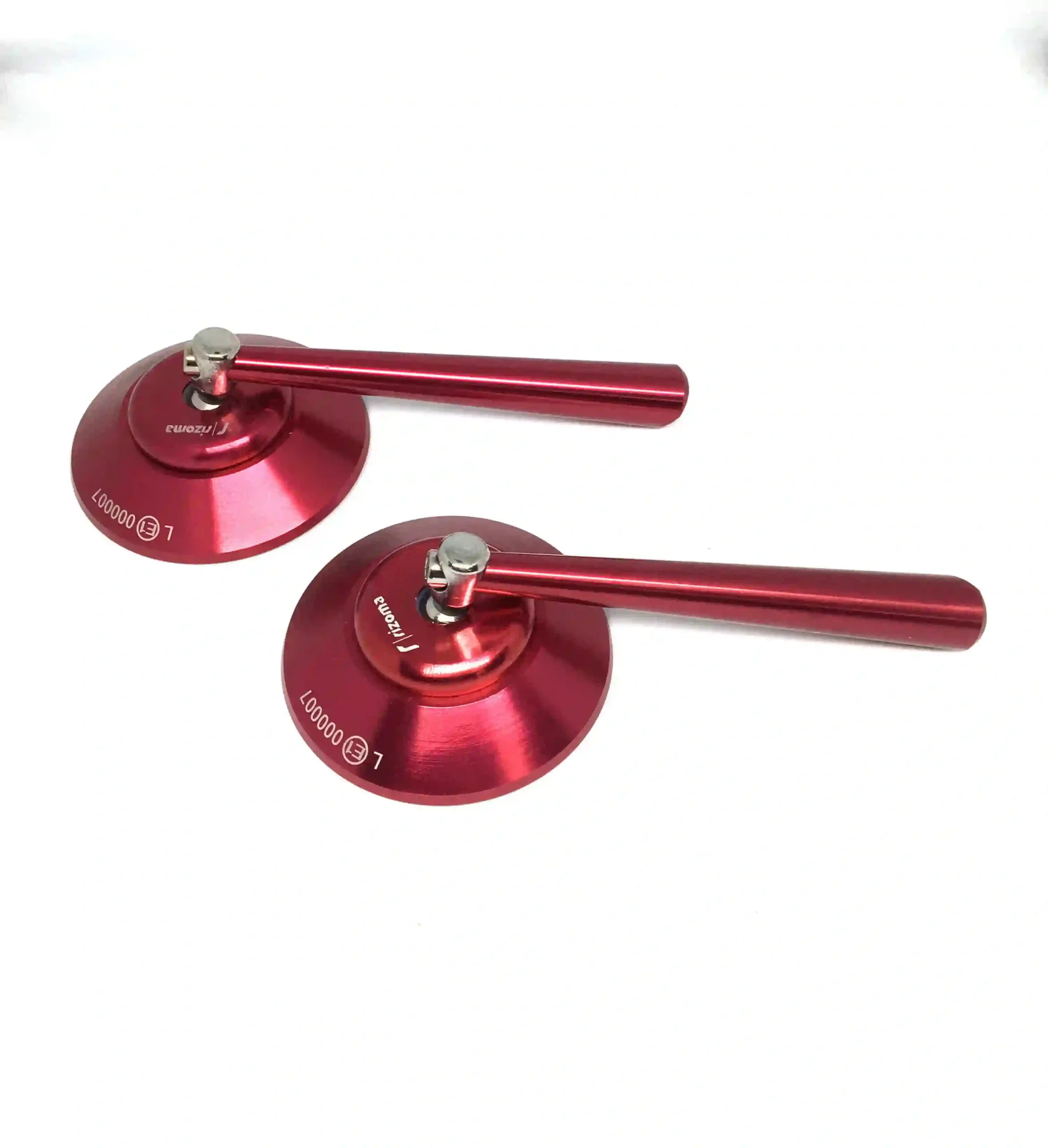 CNC Round Bar End Mirrors – Sporty Design & Universal Fit