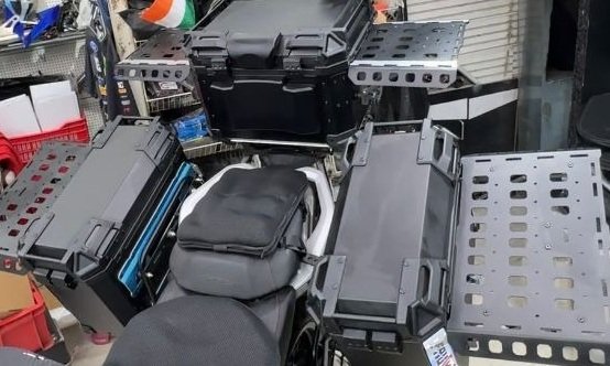Armoured Side Panniers 37+37L & 45L Topbox (set of 3)